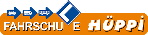 Fahrschule Hüppi // Die LKW Fahrschule Logo
